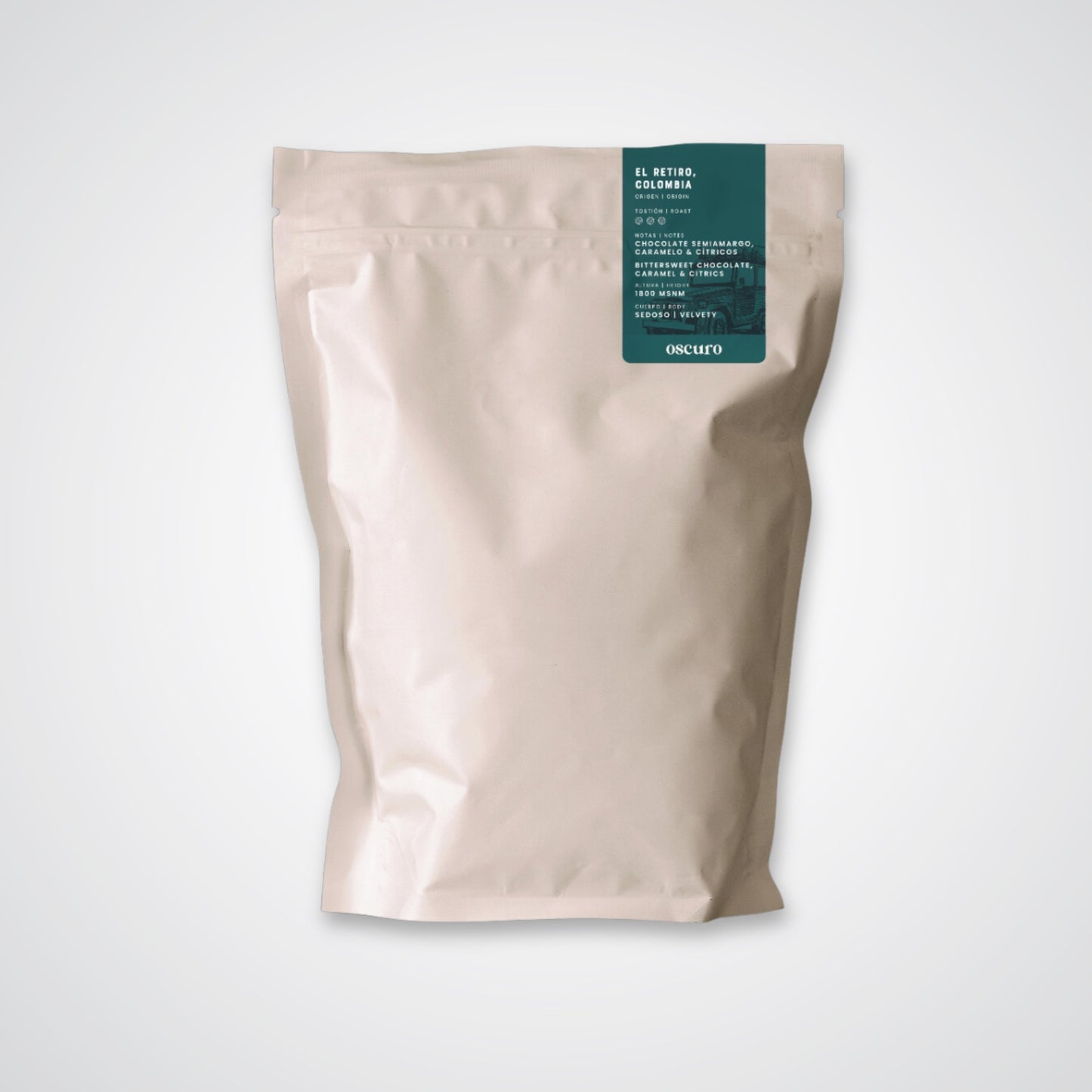El Retiro Colombia Coffee - Oscuro Medium High Roast