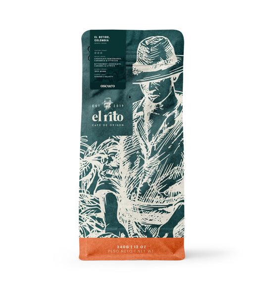 El Retiro Colombia Coffee - Oscuro Medium High Roast